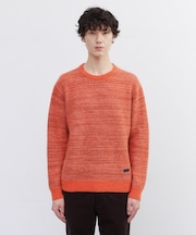 メランジ ニットプルオーバー