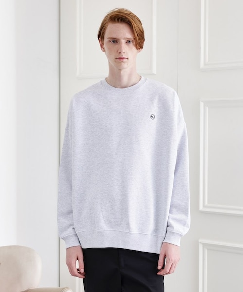 THE SHISHIKUI ホワイト トレーナー LIMITED】ワンポイント刺繍スウェットトレーナー｜タケオキクチ