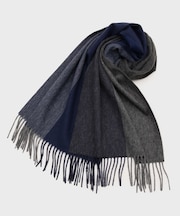 【洗えるカシミヤ】カシミヤ 4面パネルマフラー