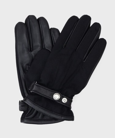 矢絣レザーコンビグローブ