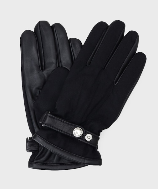 矢絣レザーコンビグローブ