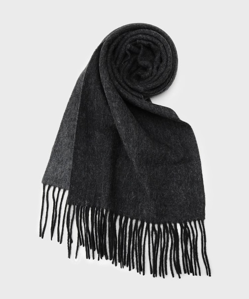 カシミヤブレンドソリッドマフラー