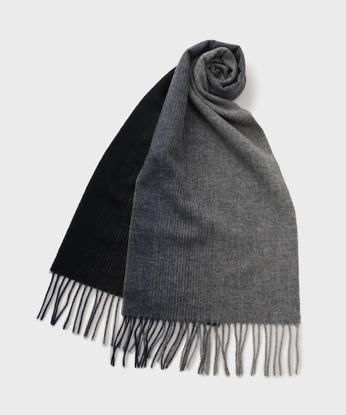 新品同様　超美品　dunhill 100%ウール マフラー グラデーション 洗えるウールカシミヤ】 グラデーションマフラー｜タケオキクチの通販