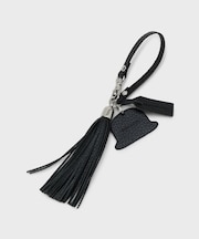 【シュリンクレザー】ボーラーハットタッセルチャーム