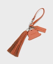 【シュリンクレザー】ボーラーハットタッセルチャーム