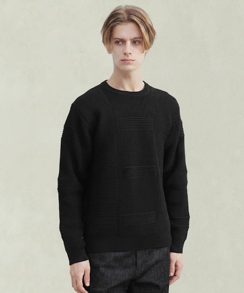 畦編みチェック プルオーバーニット｜タケオキクチの通販｜&mall