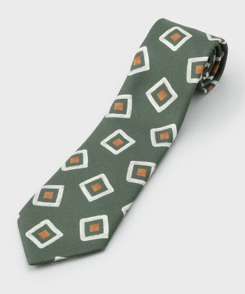 手書き小紋プリントネクタイ