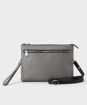 レザー2WAYクラッチバッグ