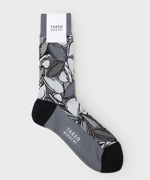 カカオ柄ソックス