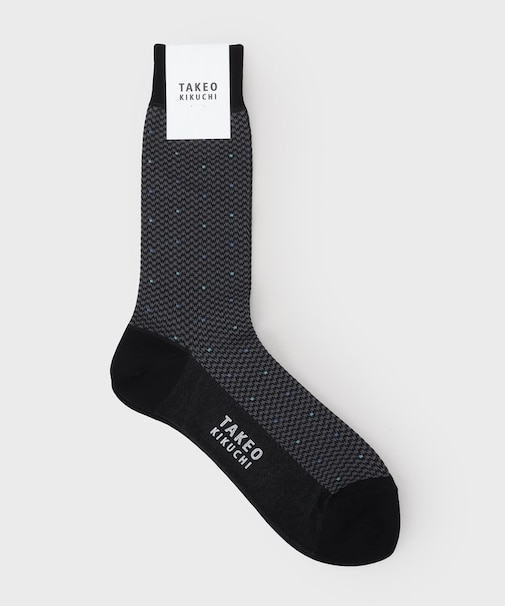 番千鳥ドットドレスソックス