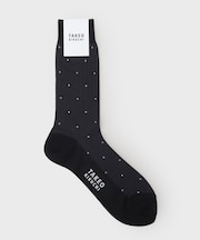 へリンボン小花ドレスソックス