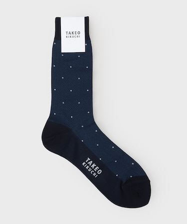 へリンボン小花ドレスソックス