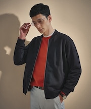 スライドパズル ジャカード ブルゾン