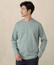 【尾州ファブリック】ジャガードカットソー