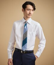 【形態安定】ドビー ドレスシャツ