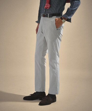 【ON／OFF兼用】サイドゴアウエスト オールシーズン ストレートパンツ