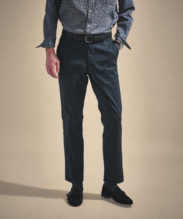 【ON／OFF兼用】サイドゴアウエスト オールシーズン ストレートパンツ