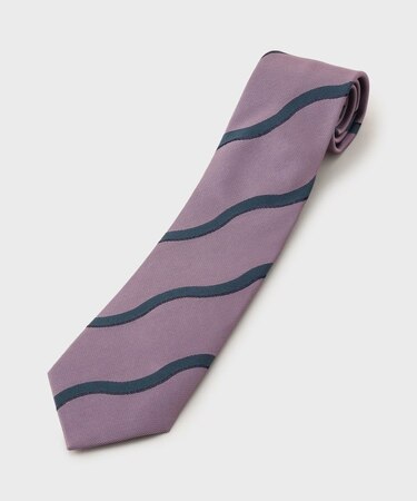 【縁起の良いネクタイ】PNJ 立湧紋ネクタイ