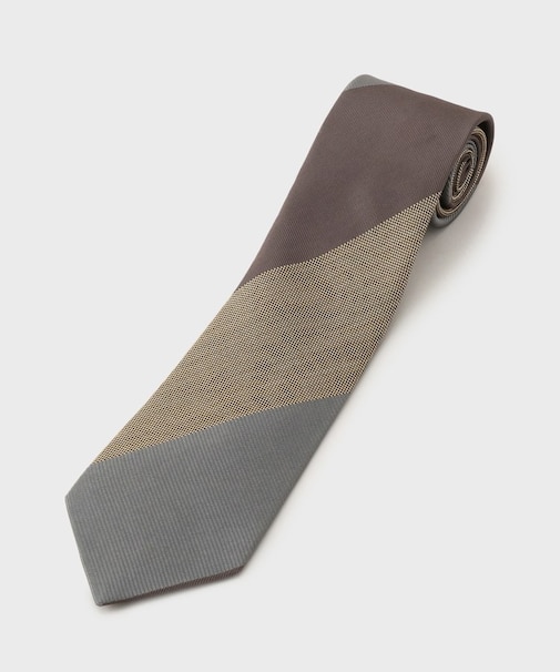 ヴェールシルク トリプルストライプネクタイ