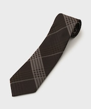 エリシルク グレンプレイドネクタイ