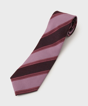 【タンザワシルク】柞蚕ストライプ