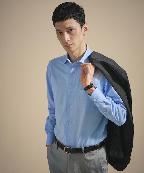 ハイカウントジャージ鹿の子 シャツ