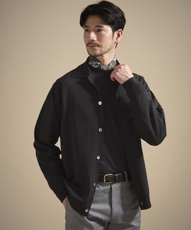 ポロカーディガン