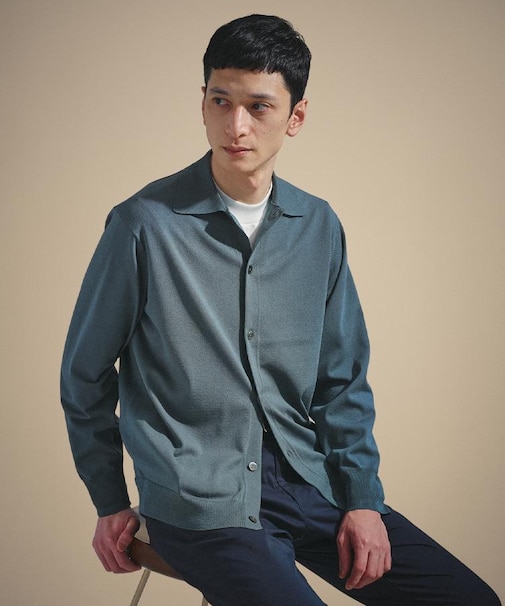 ポロ ニットシャツ カーディガン