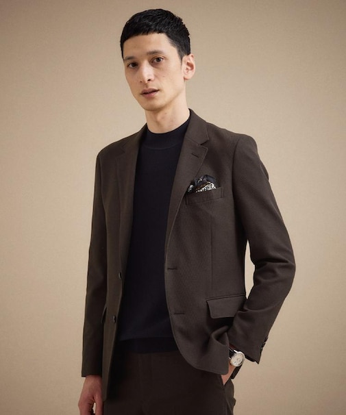 パールニットジャージ ジャケット