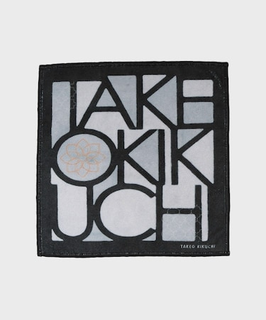 タイル柄プリントフォンカチ