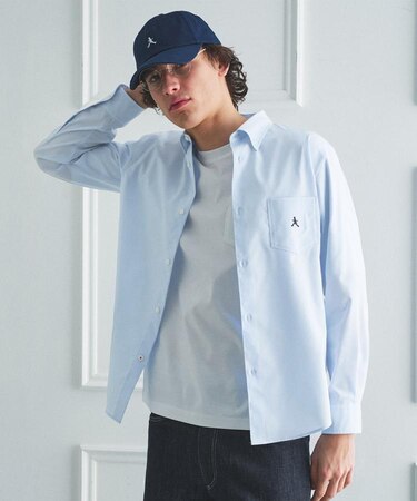 【BOWLER HAT LABEL】ボーラーハットウォーカー刺繍 ボタンダウンシャツ