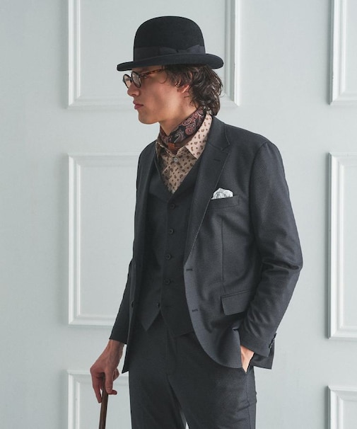 【BOWLER HAT LABEL】ピンヘッドジャージ ジャケット