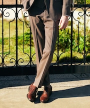 【BOWLER HAT LABEL】TWトロピカルシャンブレー JAZZスラックス