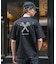 【BOWLER HAT LABEL】アイスクリアコットン バッククロスピストル 半袖Tシャツ