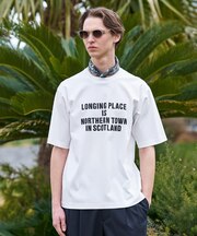 【BOWLER HAT LABEL】アイスクリアコットン バッククロスピストル 半袖Tシャツ