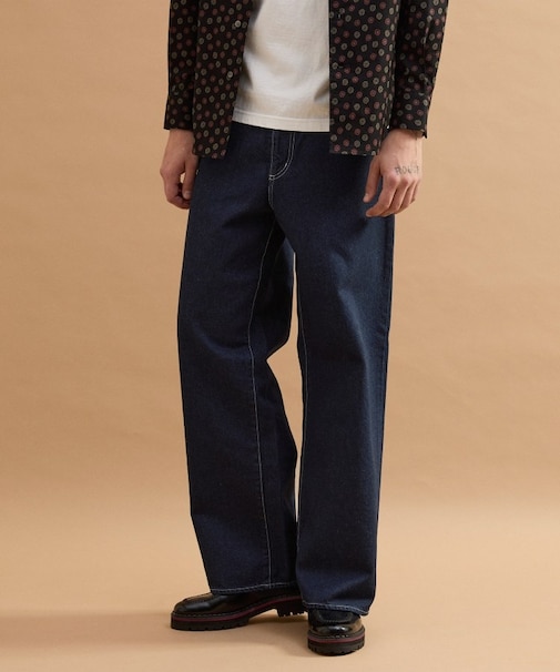 コットンデニムパンツ