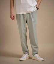 リネンライクカルゼイージーパンツ