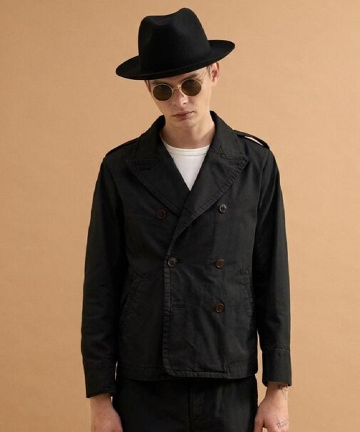 ミリタリークロスPコート