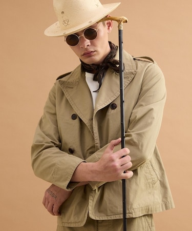 ミリタリークロスPコート