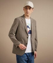 【通気性】トリコットサッカー ジャケット