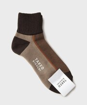 カラーブロックショートソックス