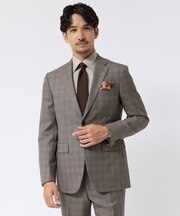 【日本製】 絣格子 スーツ