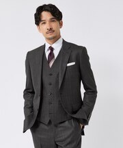 シャイニーシャーク ストライプスーツ/スリーピース対応