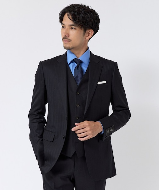 シャイニーシャーク ストライプスーツ/スリーピース対応