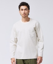 シルケット ボーダー 長袖 Tシャツ