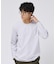 2重編みガーター ボーダー 長袖 Tシャツ