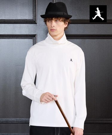 【BOWLER HAT LABEL】オフタートル プルオーバージャージ