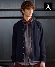【BOWLER HAT LABEL】日本製クルーネックカーディガン