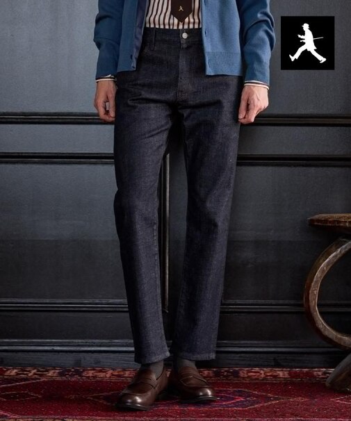 【BOWLER HAT LABEL】ストレッチナローデニムパンツ