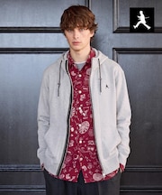 【BOWLER HAT LABEL】ジップアップ スウェットパーカー
